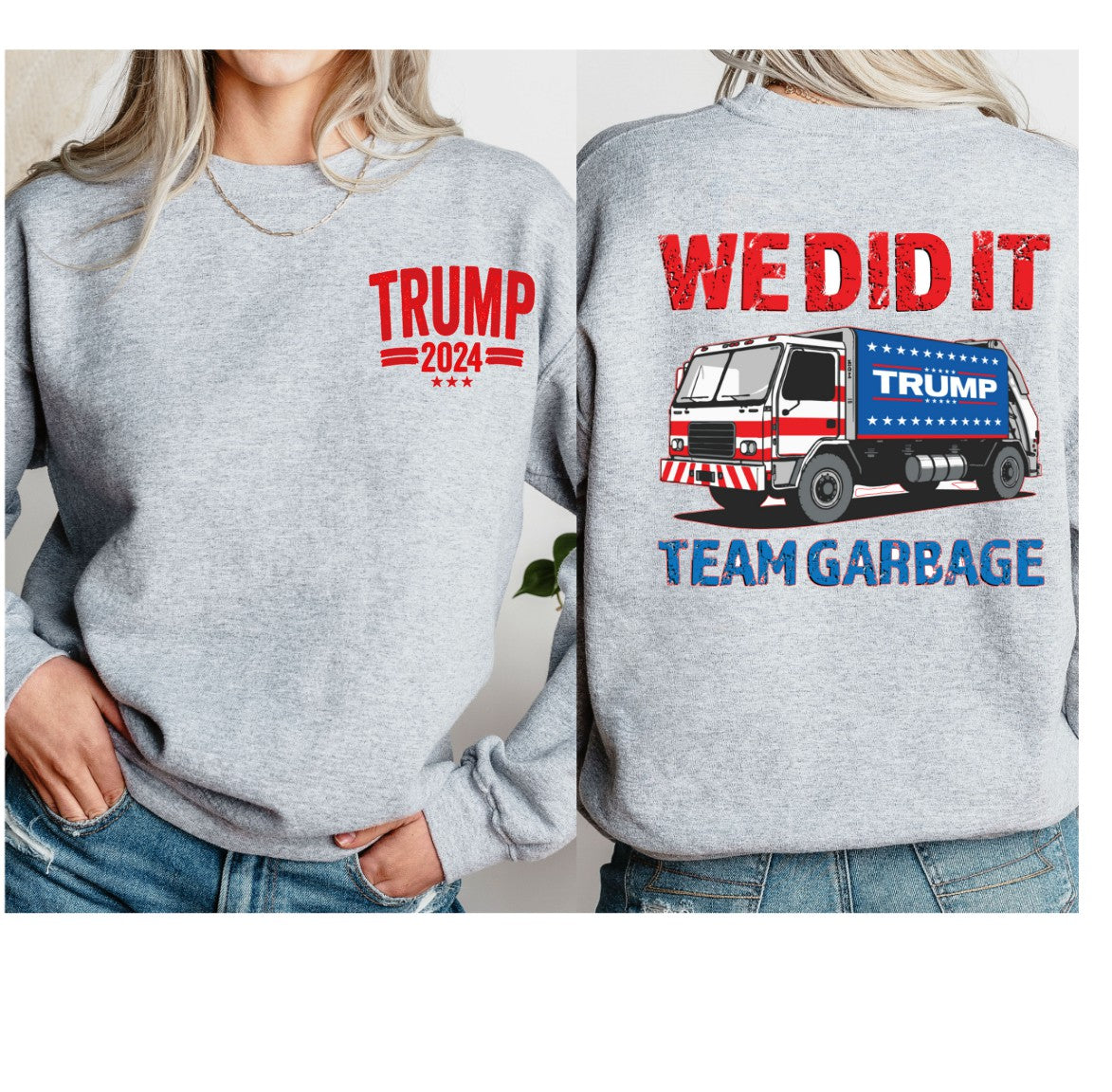 Team Garbage Truck Sweatshirt Unisex